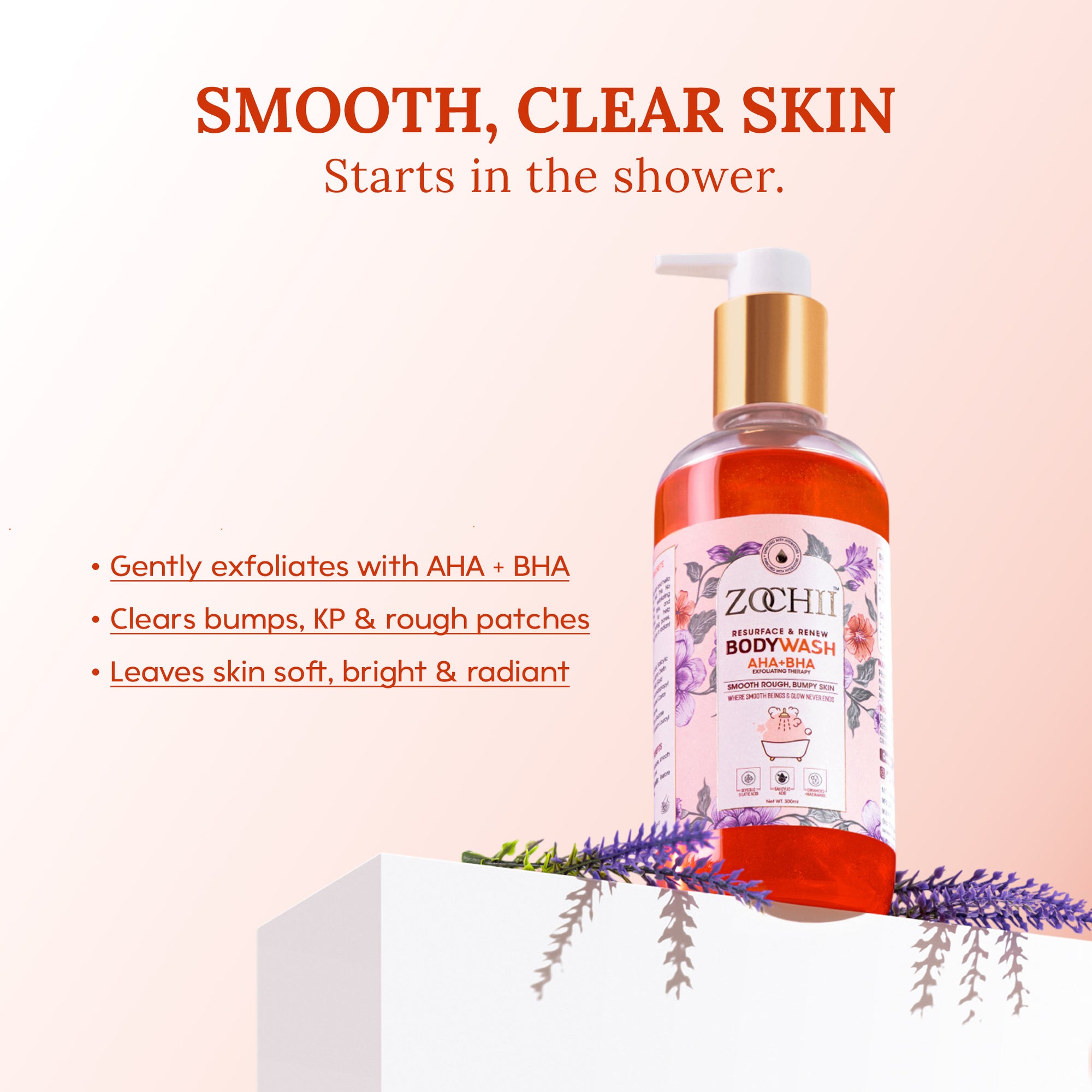 Resurface and Renew AHA+BHA Exfoliating Therapy Bodywash